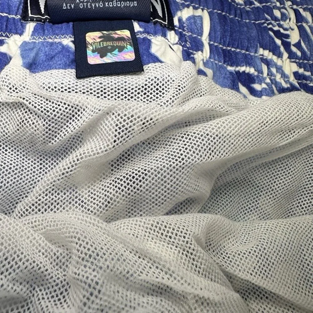 VILEBREQUIN Blue Swim Trunks Bathing Shorts XXL, 3XL $350
